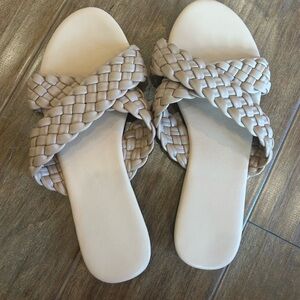 Braided Tan Sandals